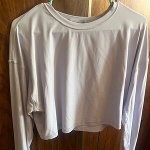 lululemon blue long sleeve top
